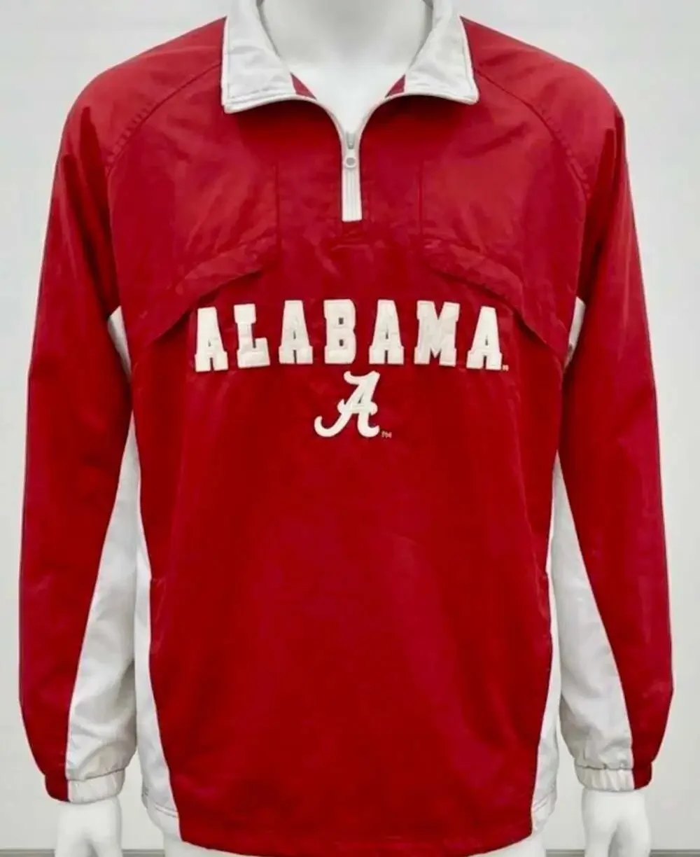 Cadre Alabama Crimson Tide NCAA Quarter Zip Windbreaker Pullover XXL